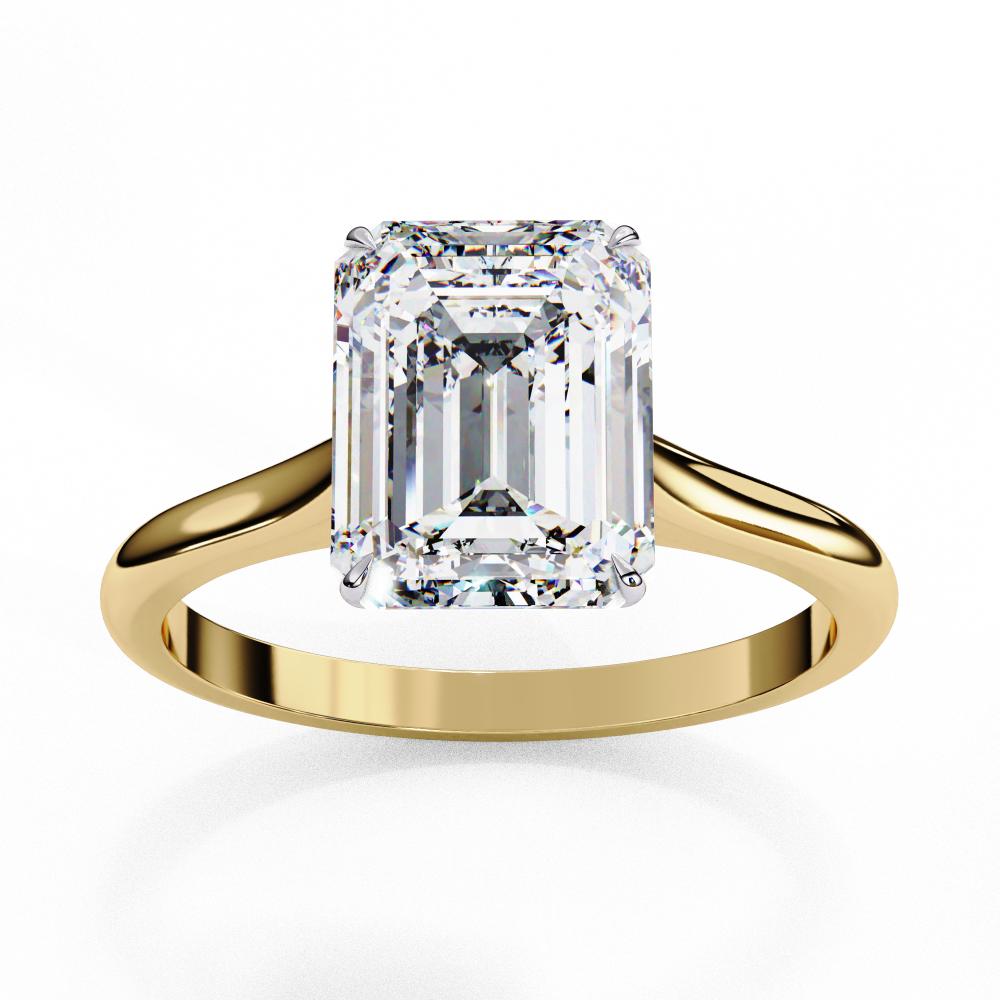 The Jennifer Emerald Cathedral Solitaire Engagement ring