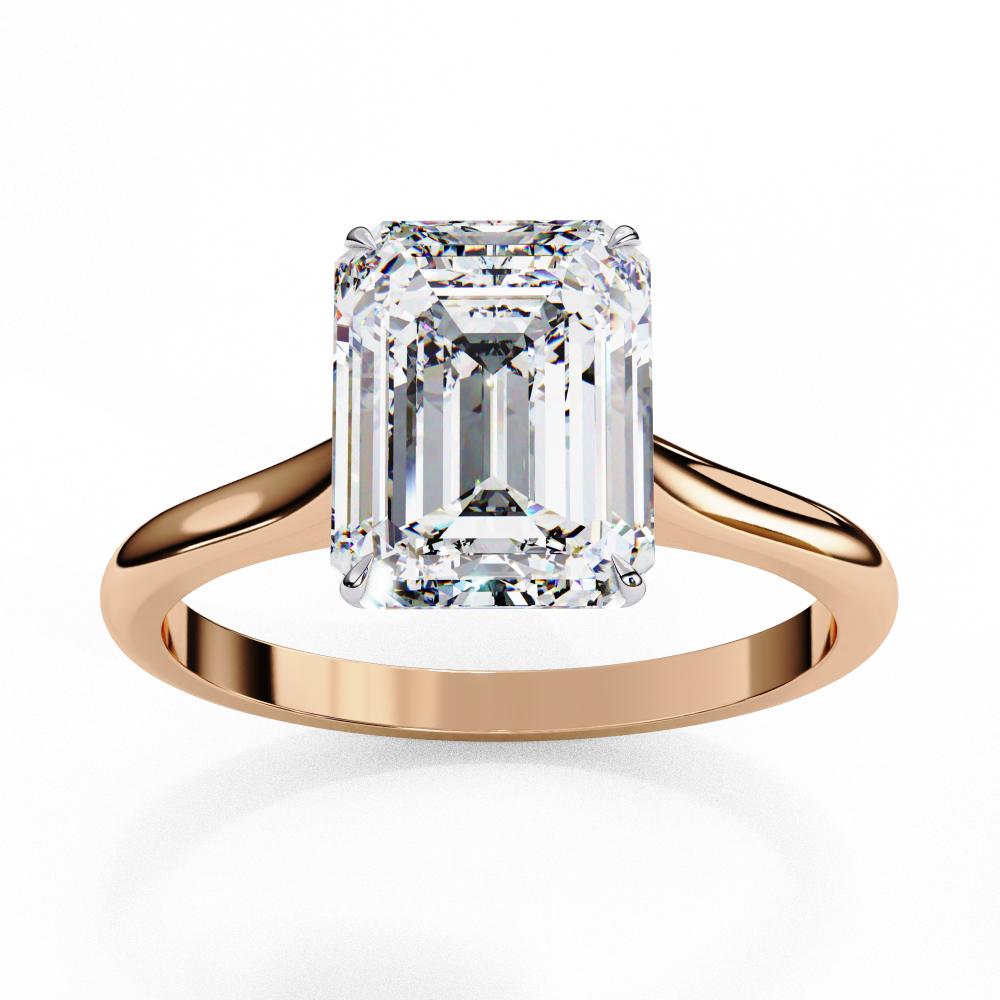 The Jennifer Emerald Cathedral Solitaire Engagement ring