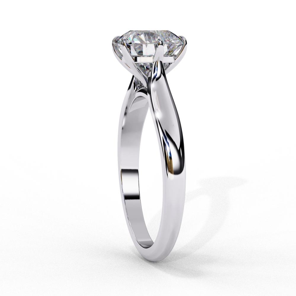 The Kyle Round Six Claw Prong Engagement ring