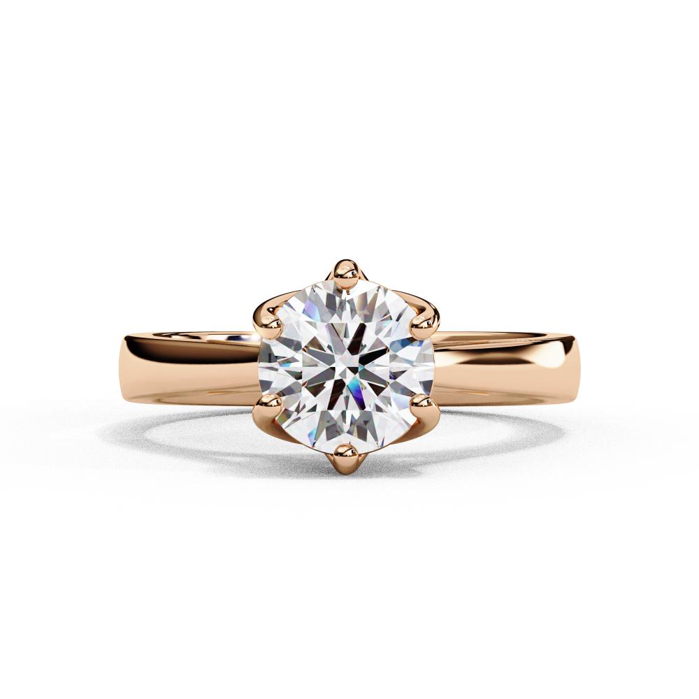 The Leanna Round Unique Style Engagement Ring