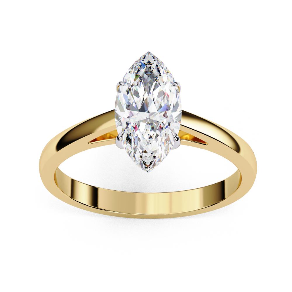 The Amy Marquise Cathedral Engagement Ring