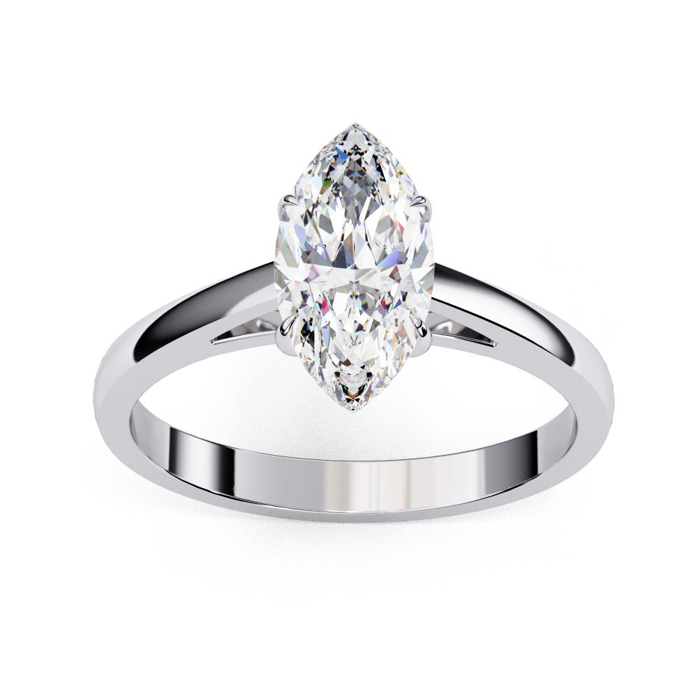 The Amy Marquise Cathedral Engagement Ring