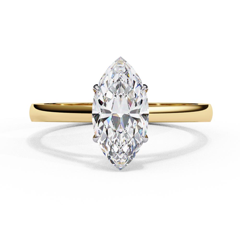 The Amy Marquise Cathedral Engagement Ring