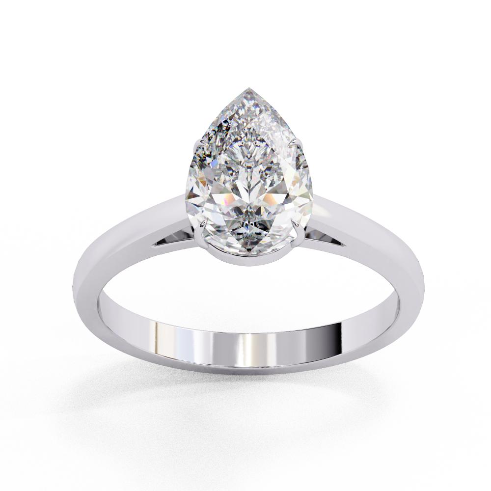 The Amy Pear Cathedral Engagement Ring