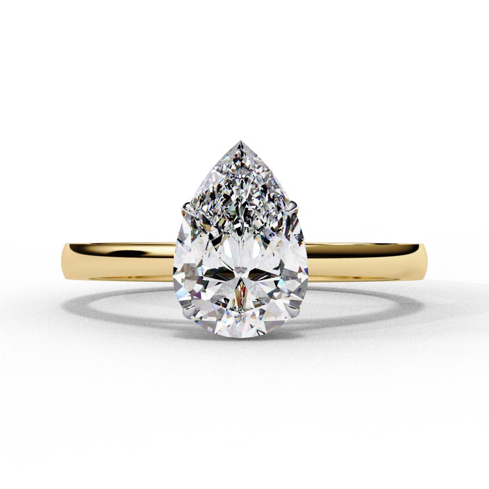 The Amy Pear Cathedral Engagement Ring