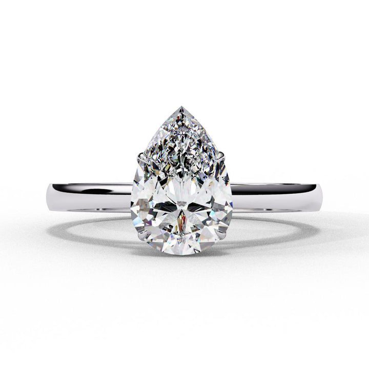 The Amy Pear Cathedral Engagement Ring