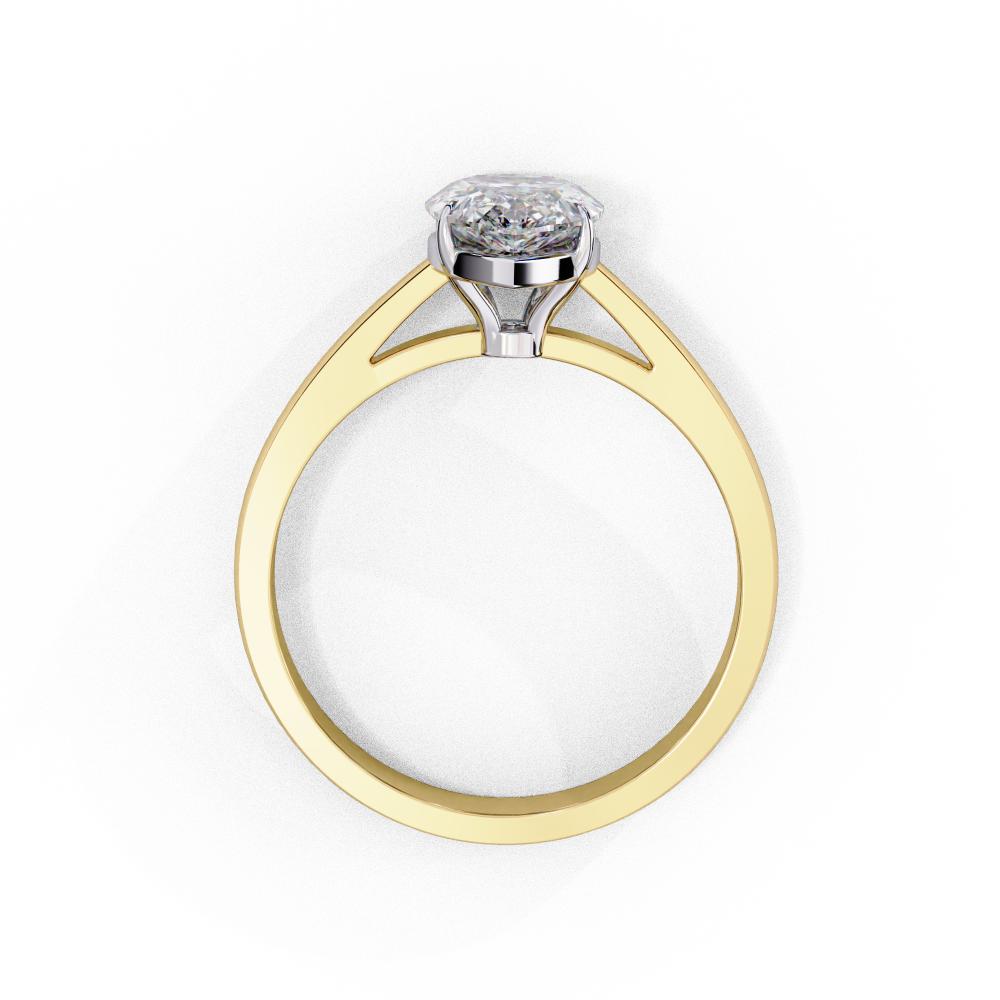 The Amy Pear Cathedral Engagement Ring