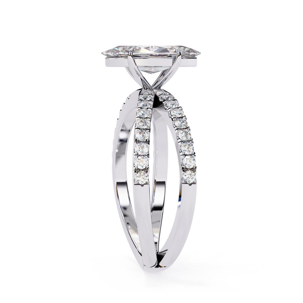 The Kolina Marquise Split Shank Engagement Ring