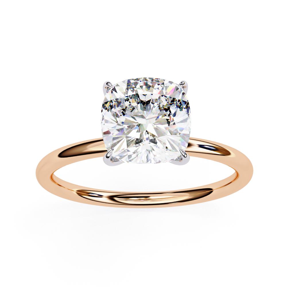 The Lauren Cushion Solitaire Engagement Ring