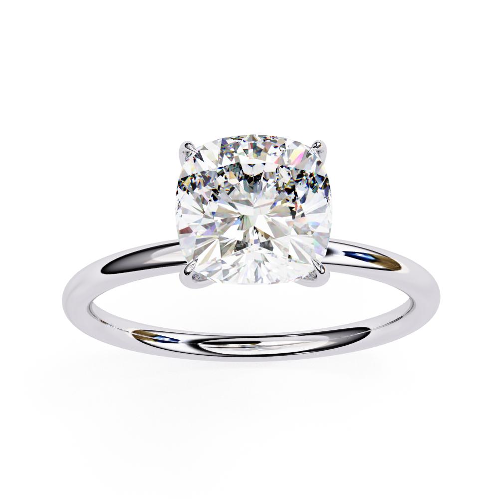 The Lauren Cushion Solitaire Engagement Ring