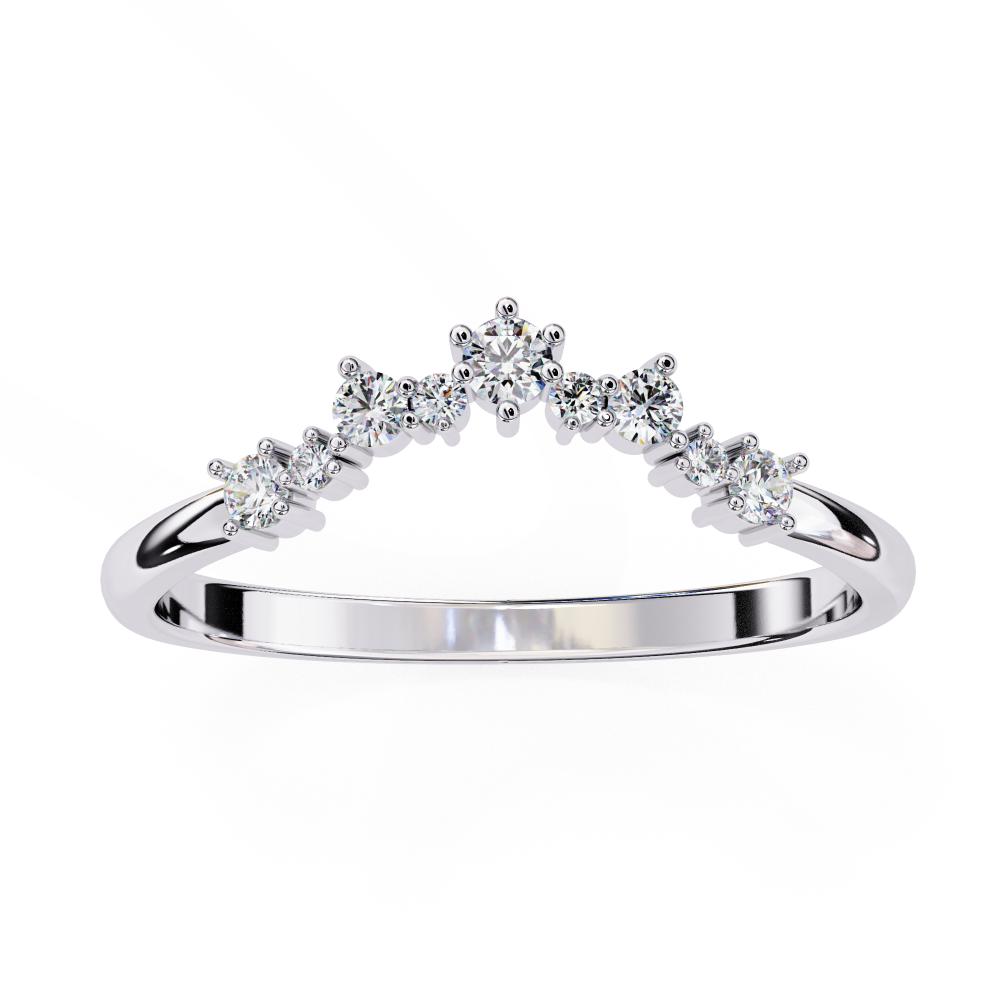 The Bachowski Round Curved Wedding Band