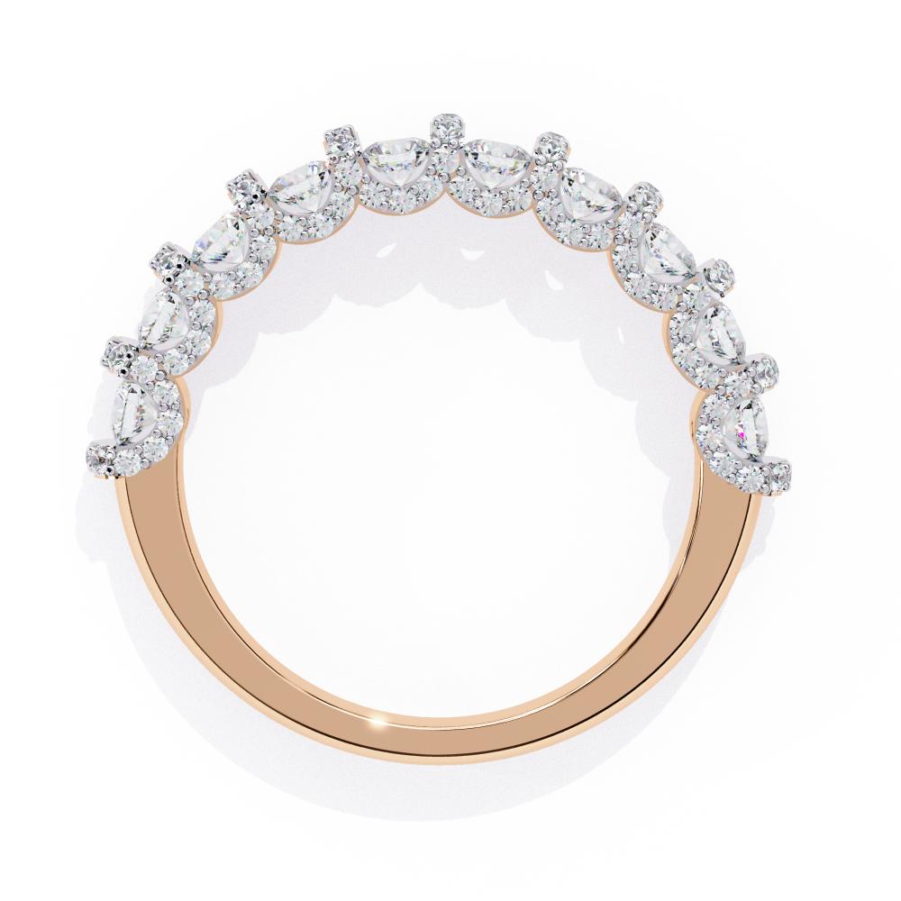 The Mellisa Round Vintage Style Wedding Band