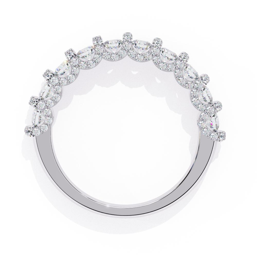 The Mellisa Round Vintage Style Wedding Band