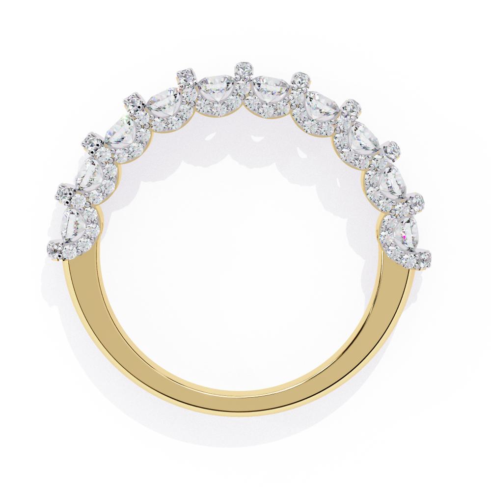 The Mellisa Round Vintage Style Wedding Band