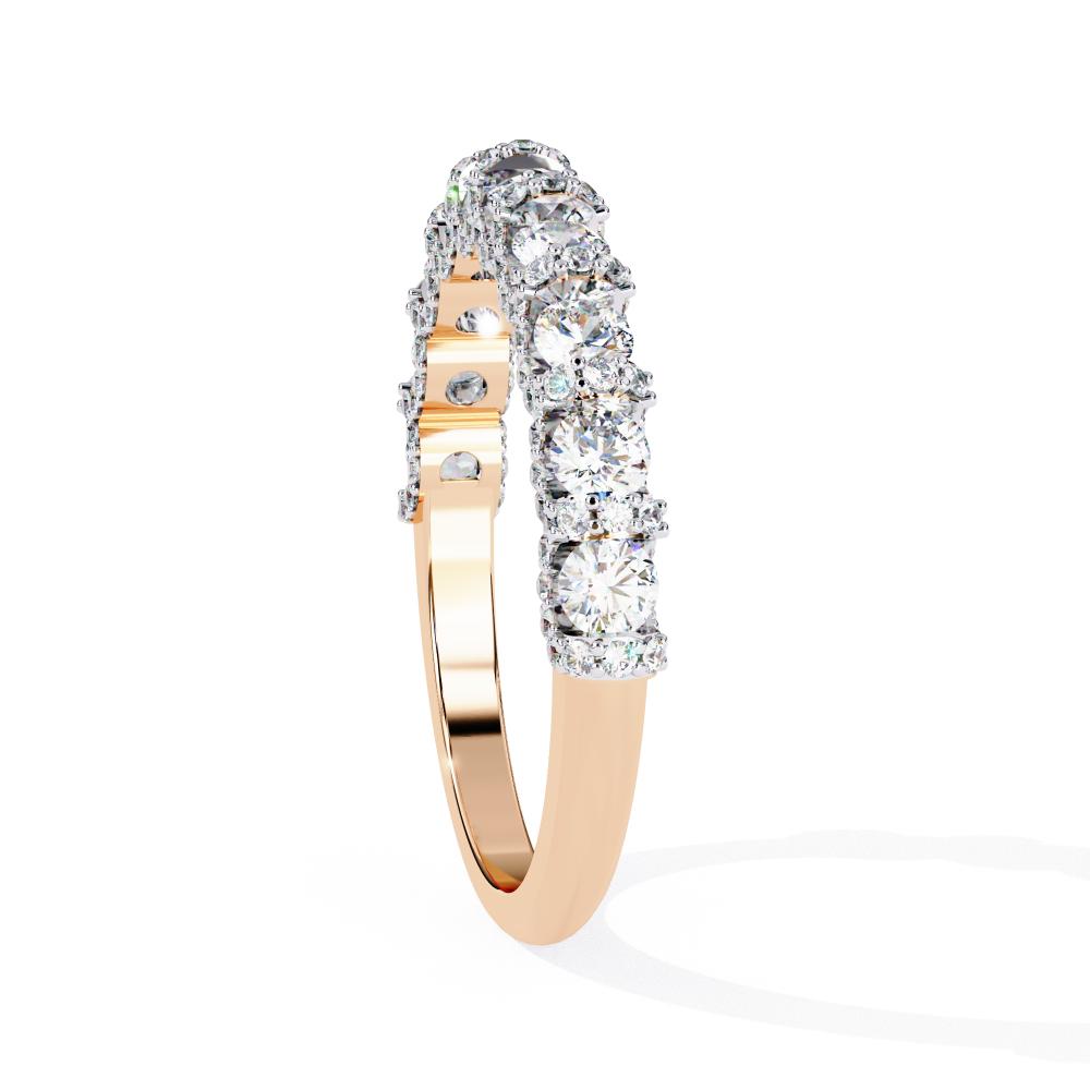 The Mellisa Round Vintage Style Wedding Band