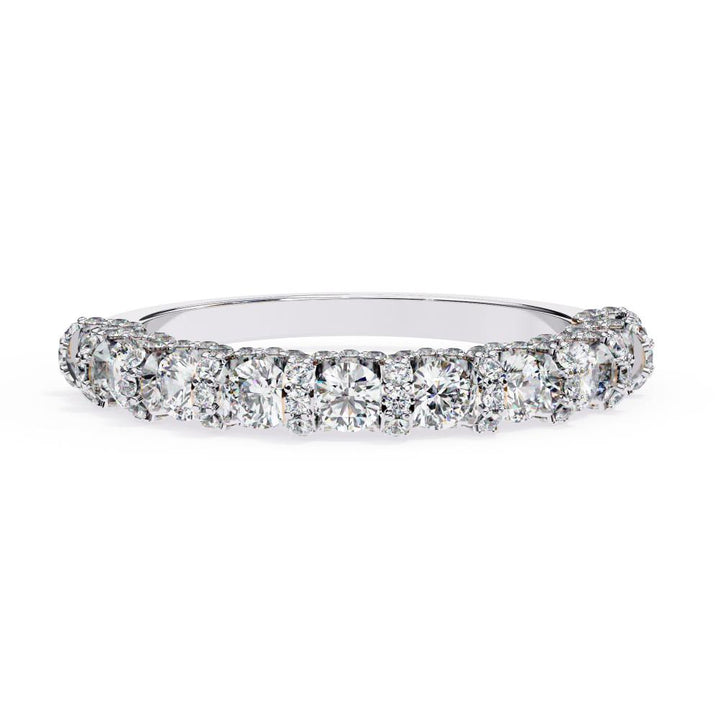 The Mellisa Round Vintage Style Wedding Band