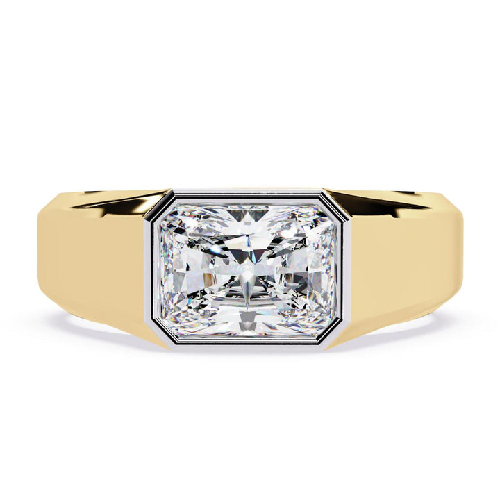 The William Radiant Bezel Set Wedding Band