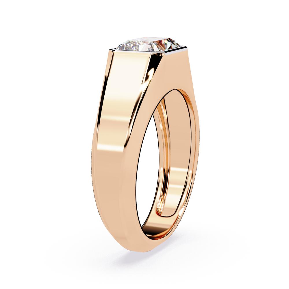 The William Radiant Bezel Set Wedding Band