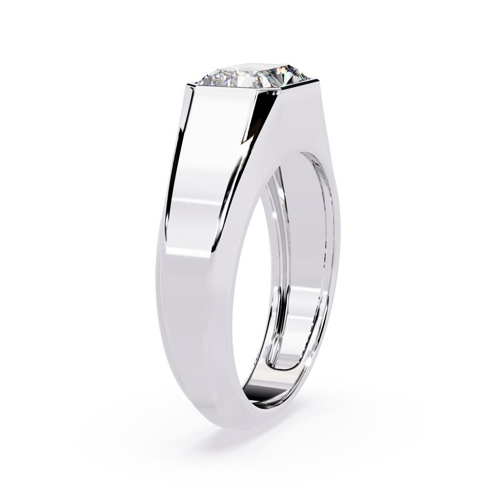 The William Radiant Bezel Set Wedding Band