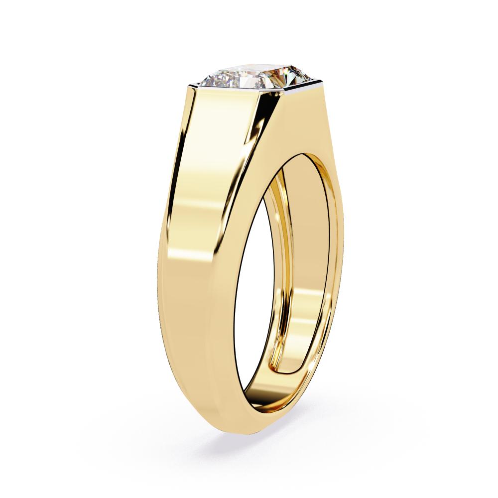 The William Radiant Bezel Set Wedding Band