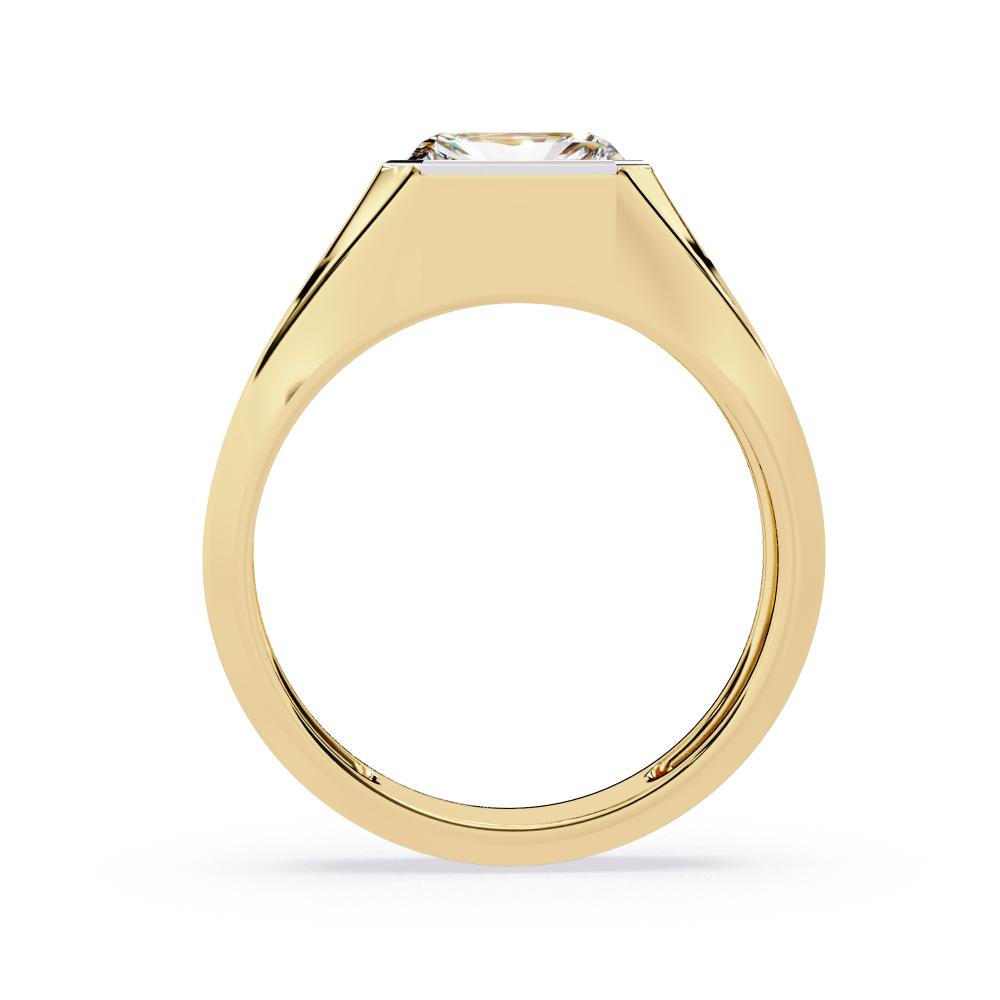 The William Radiant Bezel Set Wedding Band