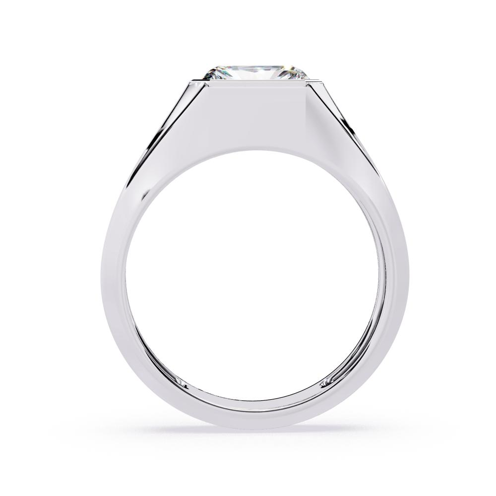 The William Radiant Bezel Set Wedding Band