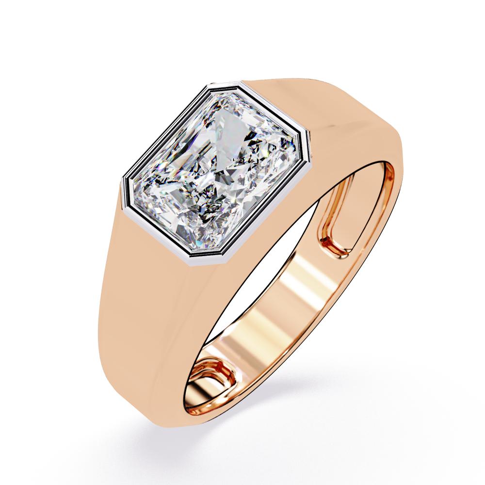 The William Radiant Bezel Set Wedding Band
