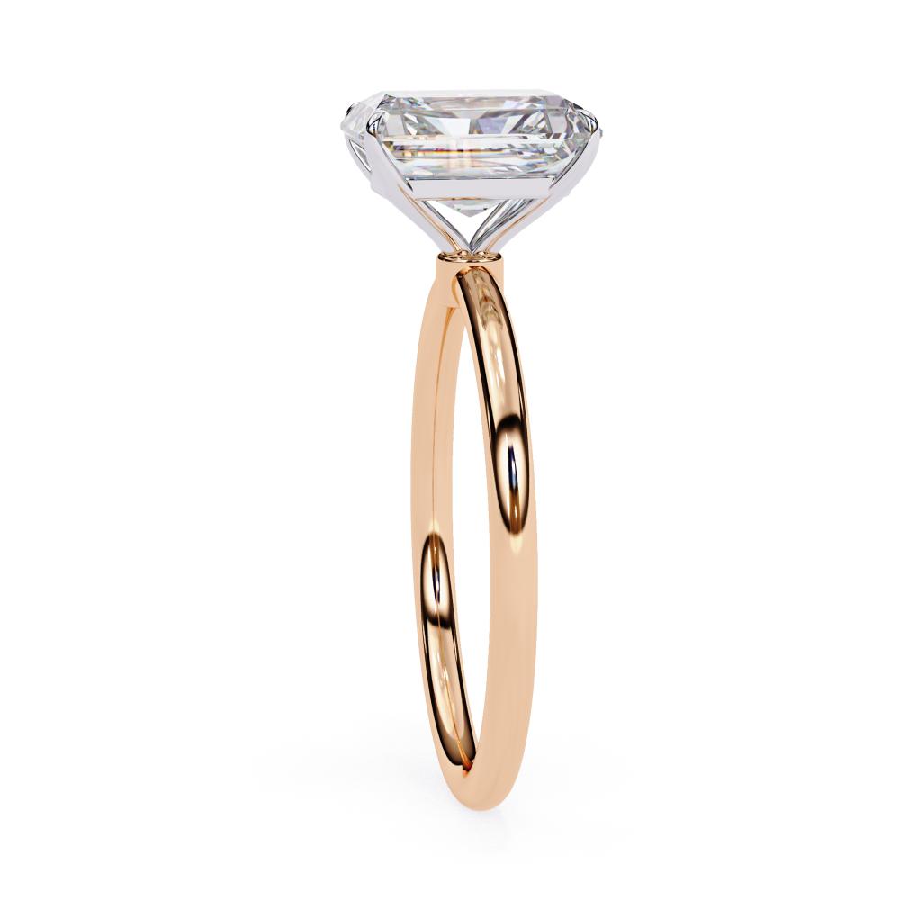 The Lauren Radiant Solitaire Engagement ring