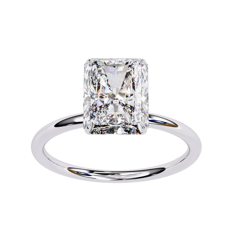 The Lauren Radiant Solitaire Engagement ring