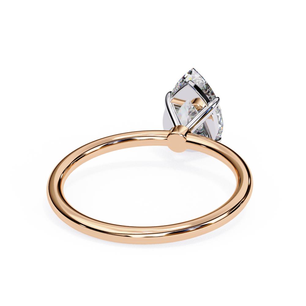 The Lauren Pear Solitaire Engagement ring