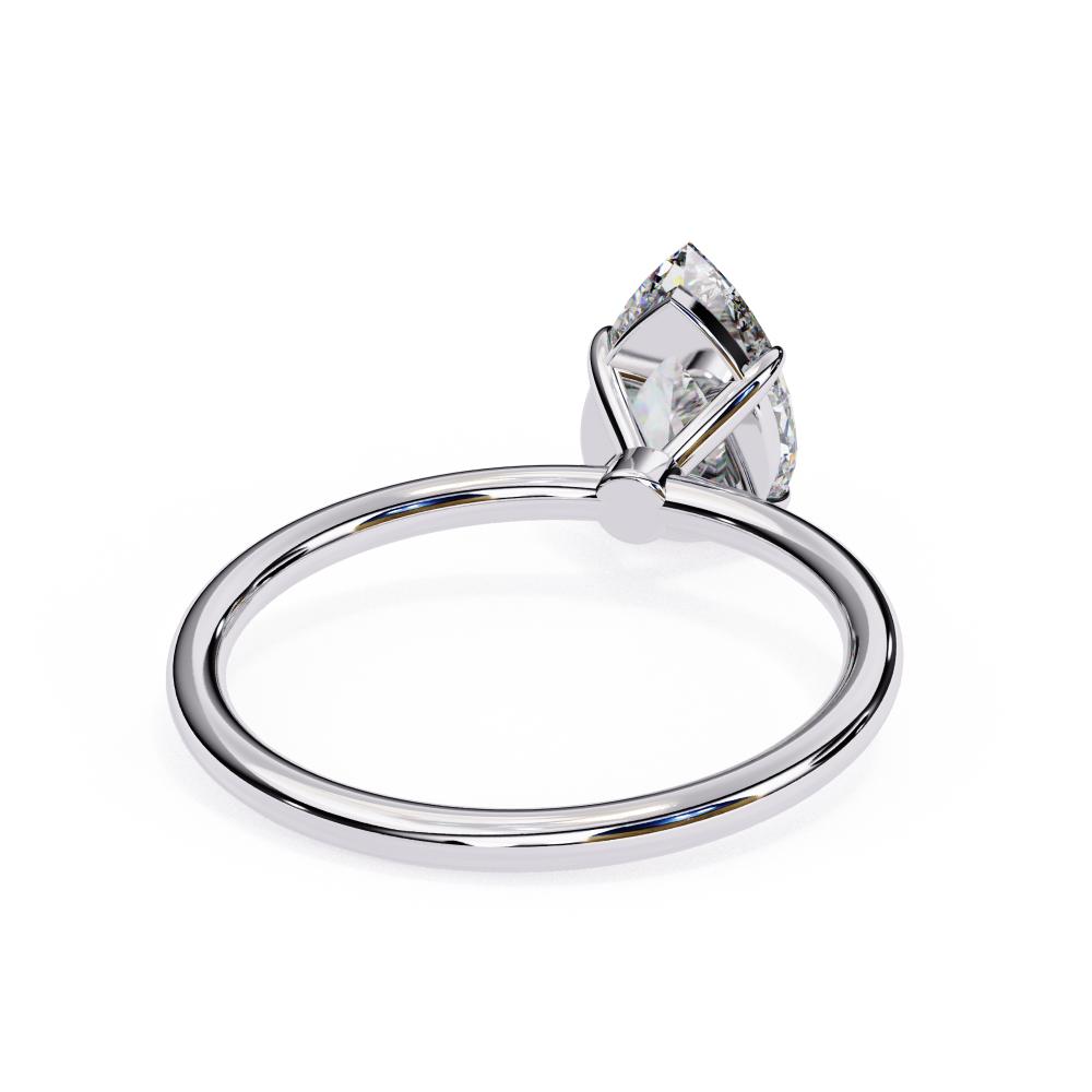 The Lauren Pear Solitaire Engagement ring