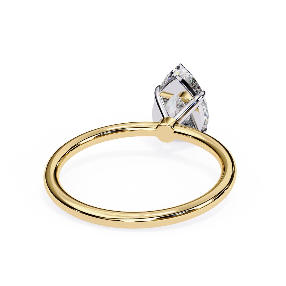 The Lauren Pear Solitaire Engagement ring