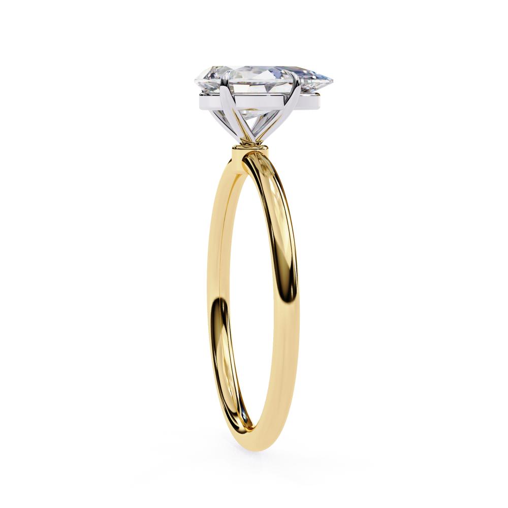 The Lauren Pear Solitaire Engagement ring