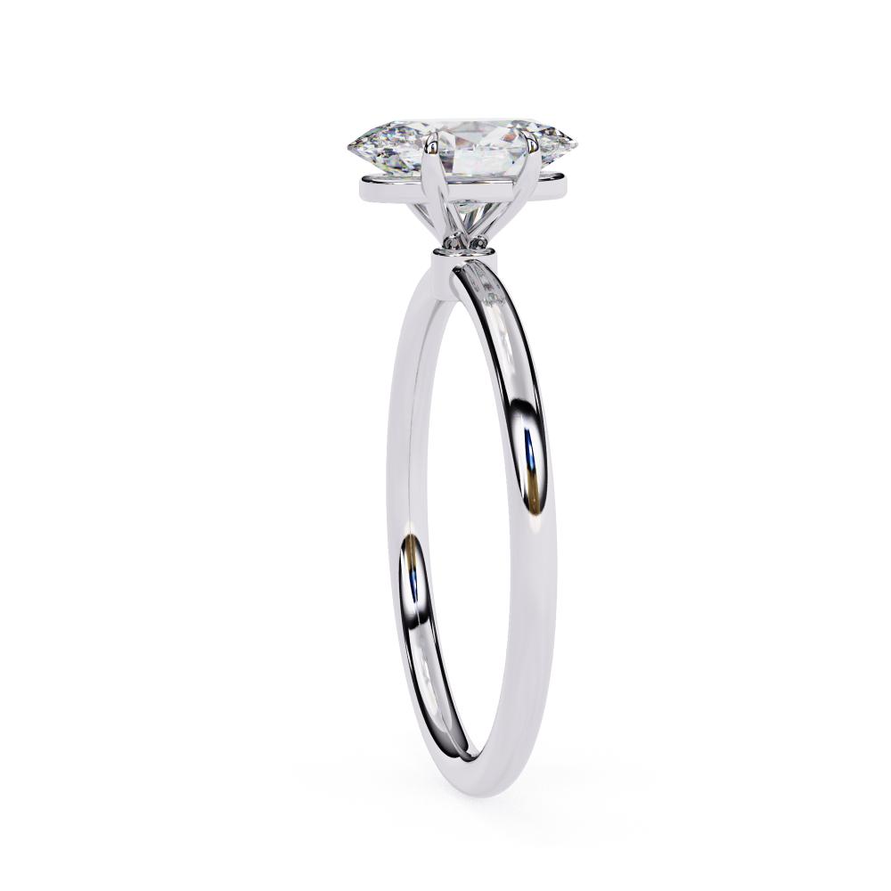 The Lauren Oval Solitaire Engagement Ring