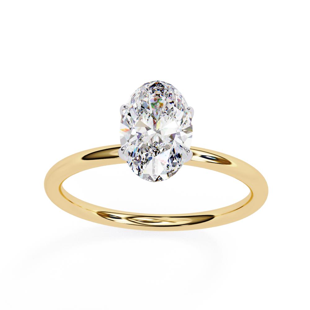 The Lauren Oval Solitaire Engagement Ring