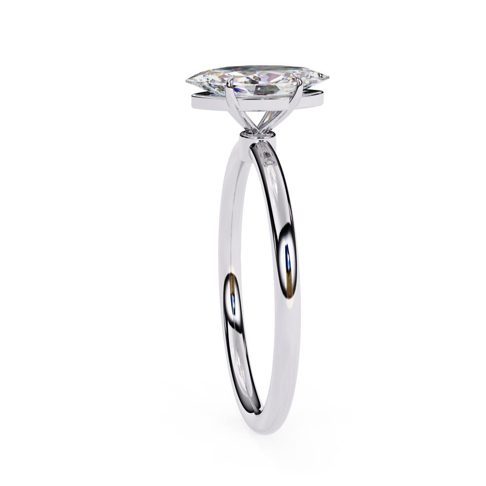 The Lauren Marquise Solitaire Engagement Ring