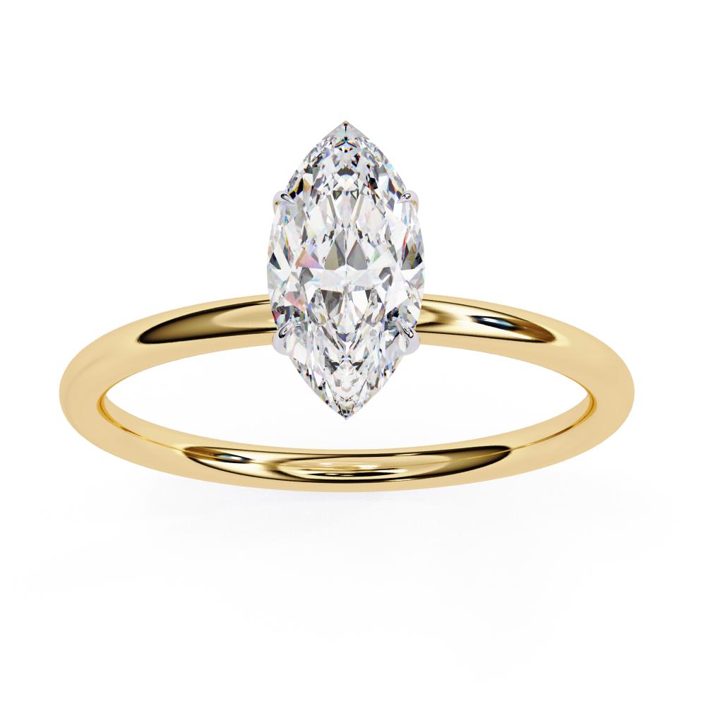 The Lauren Marquise Solitaire Engagement Ring