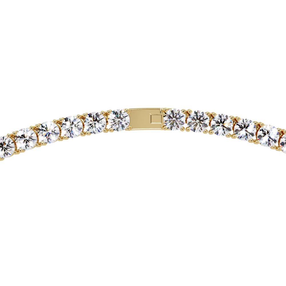 The Daisy Round Diamond tennis necklace