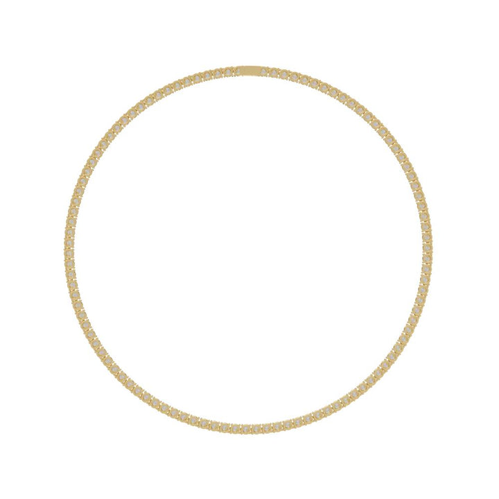 The Daisy Round Diamond tennis necklace