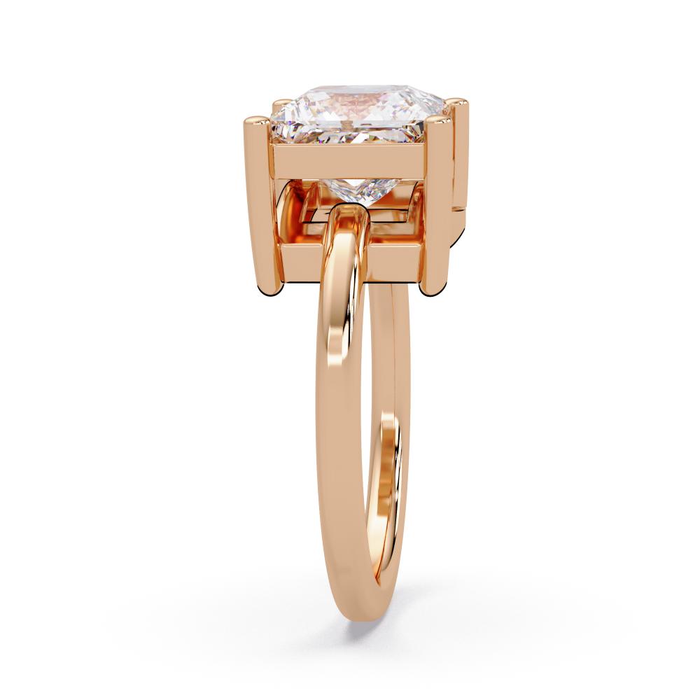 The Elena Princess & Pear Toi Et Moi Engagement ring