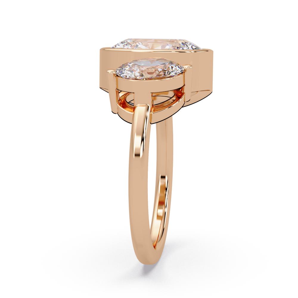 The Lillian Oval Toi Et Moi Engagement Ring