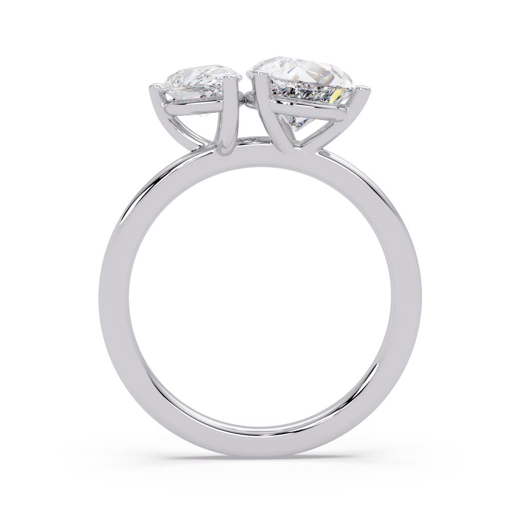 The Adeline Double Pear Toi Et Moi Engagement Ring
