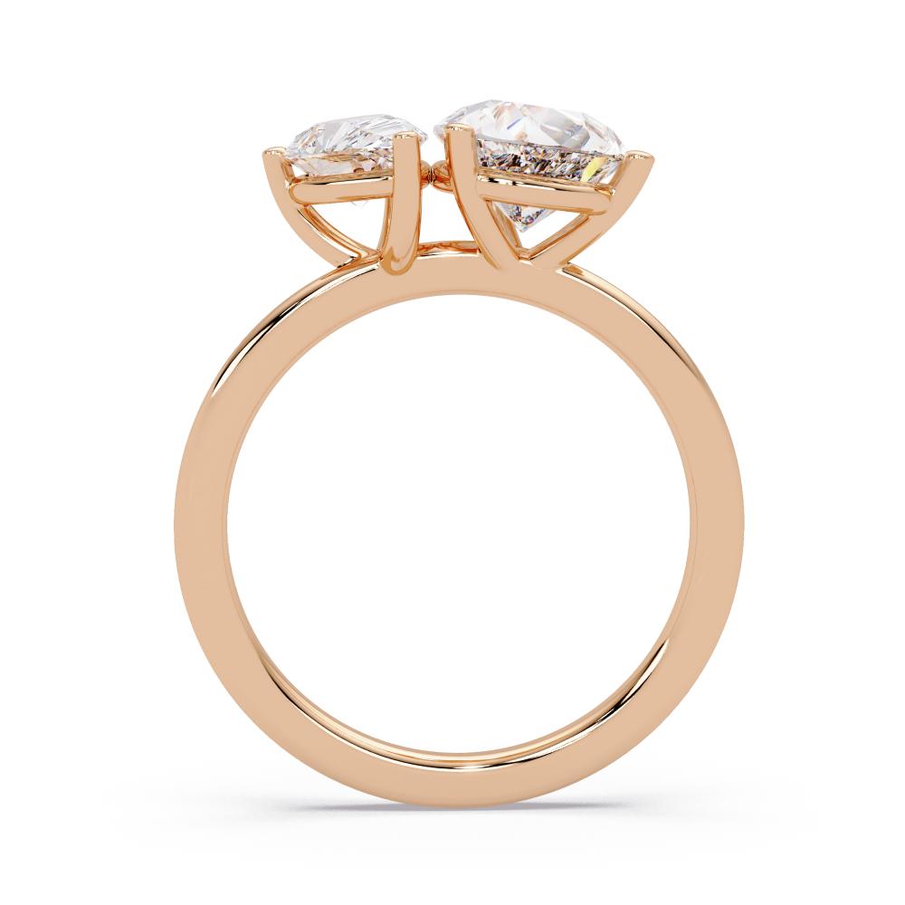 The Adeline Double Pear Toi Et Moi Engagement Ring