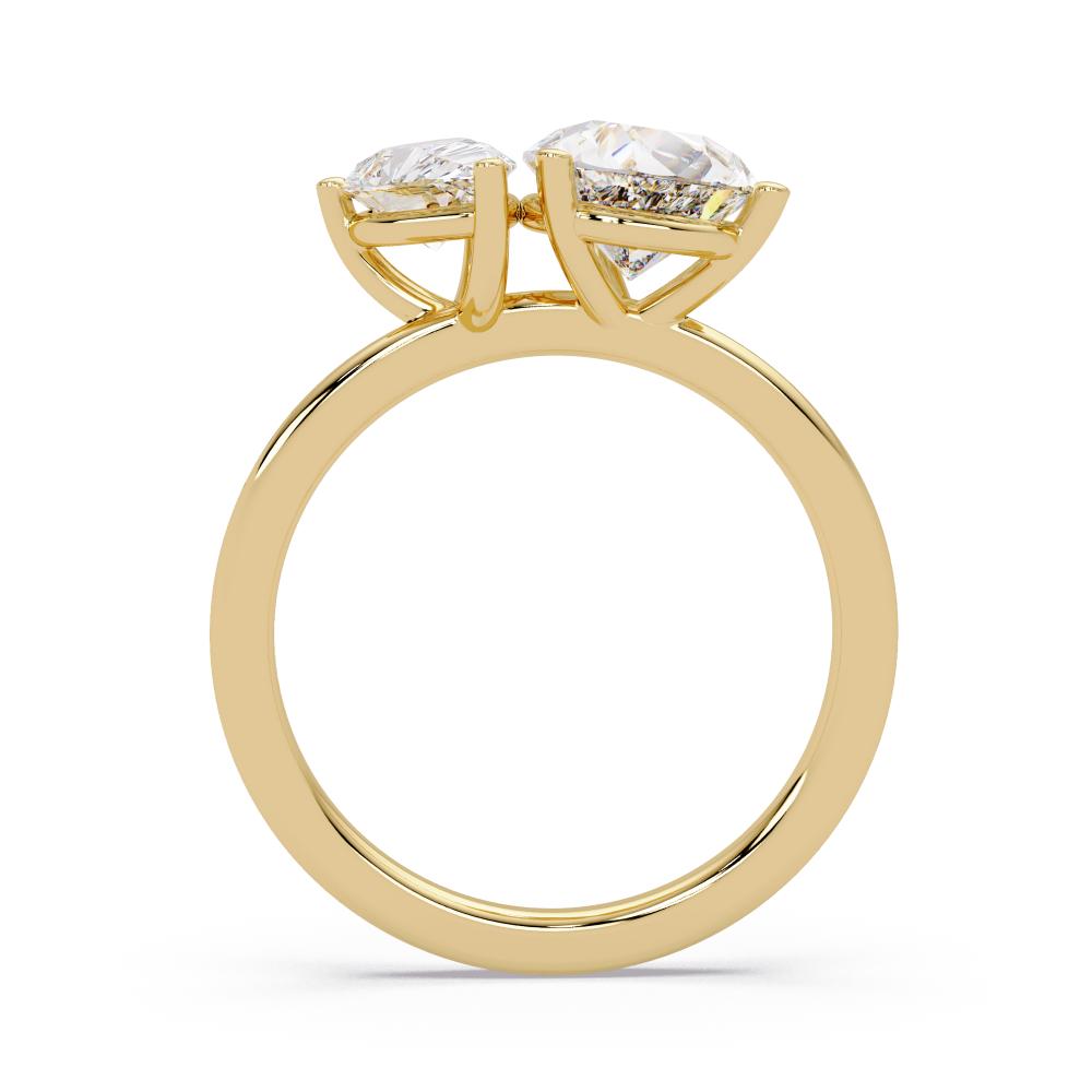 The Adeline Double Pear Toi Et Moi Engagement Ring