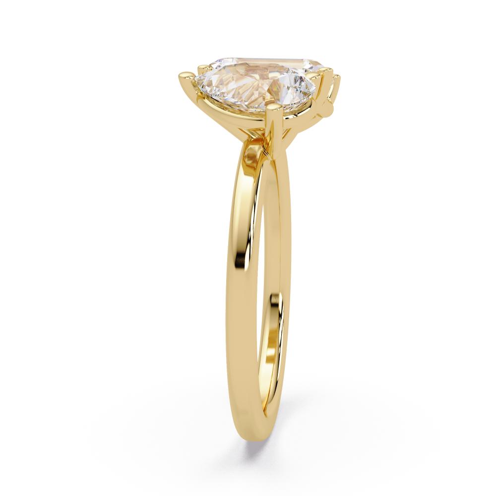The Sophie Emerald & Pear Toi Et Moi Engagement Ring