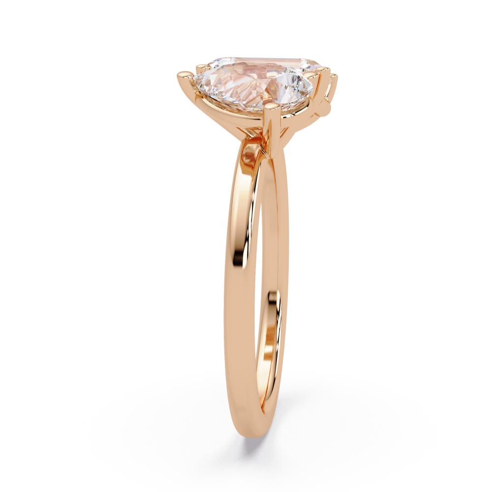 The Sophie Emerald & Pear Toi Et Moi Engagement Ring