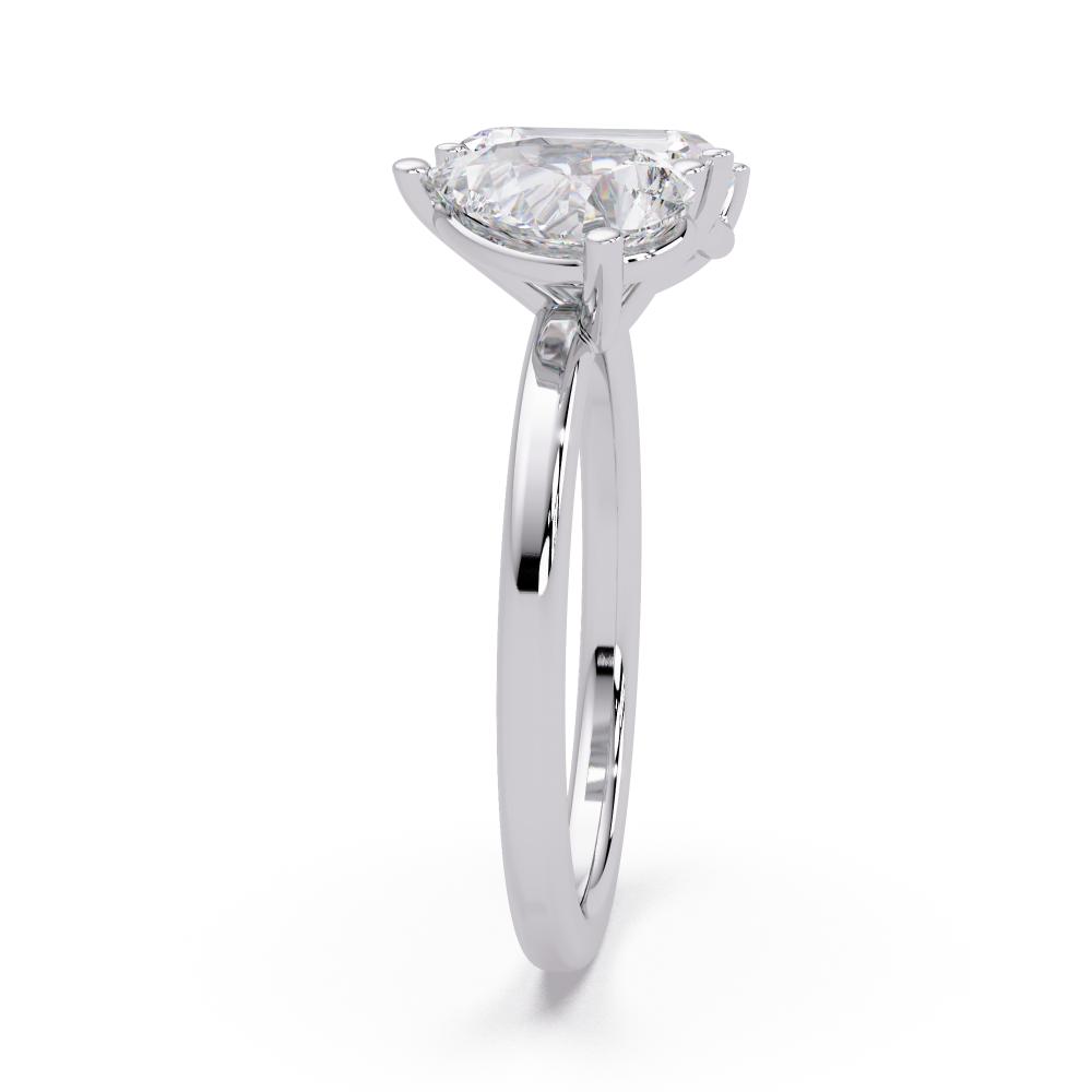 The Sophie Emerald & Pear Toi Et Moi Engagement Ring