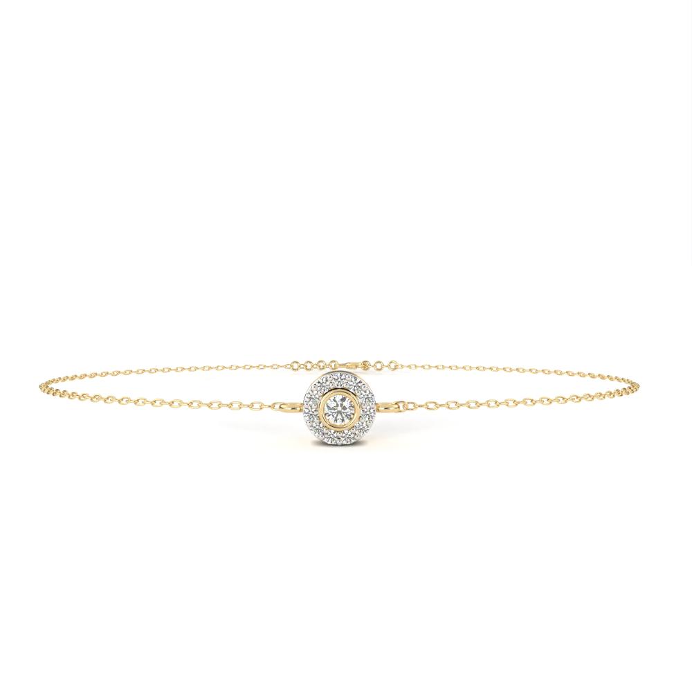 The Heike Round Diamond Loose Bracelet