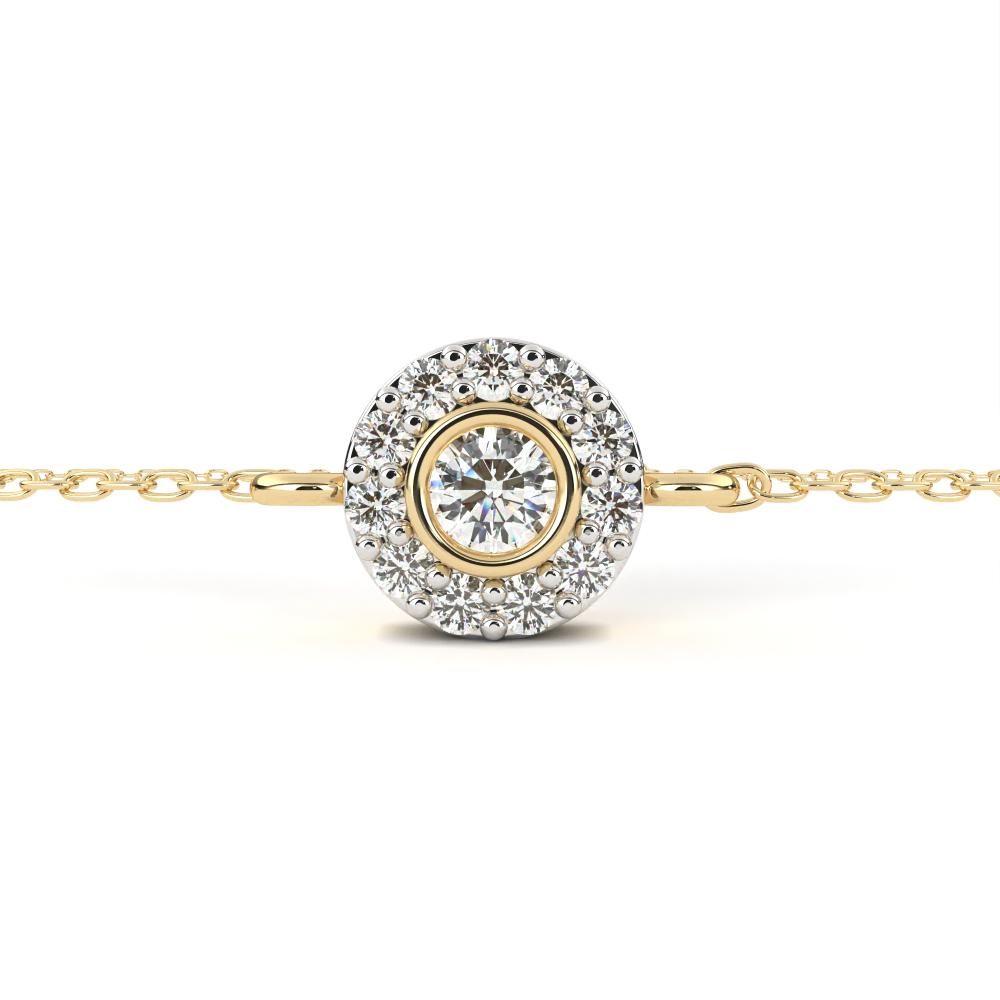 The Heike Round Diamond Loose Bracelet