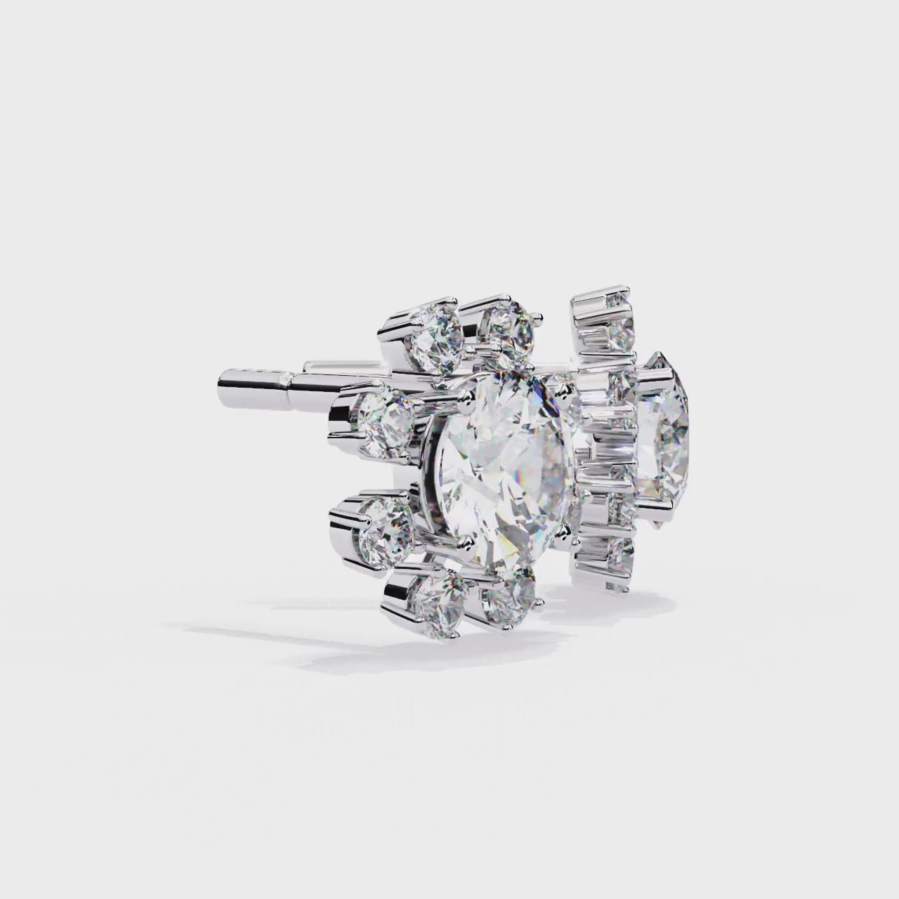 The Thomas Round Stud Earrings